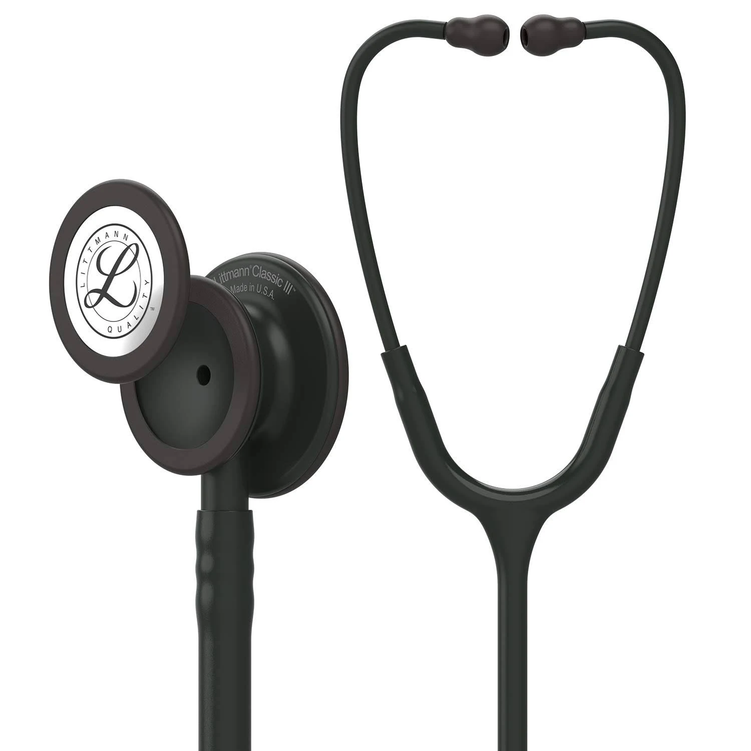 3M Littmann Classic III Stethoscope Matte Chestpiece Black Tube 27 inch 5803