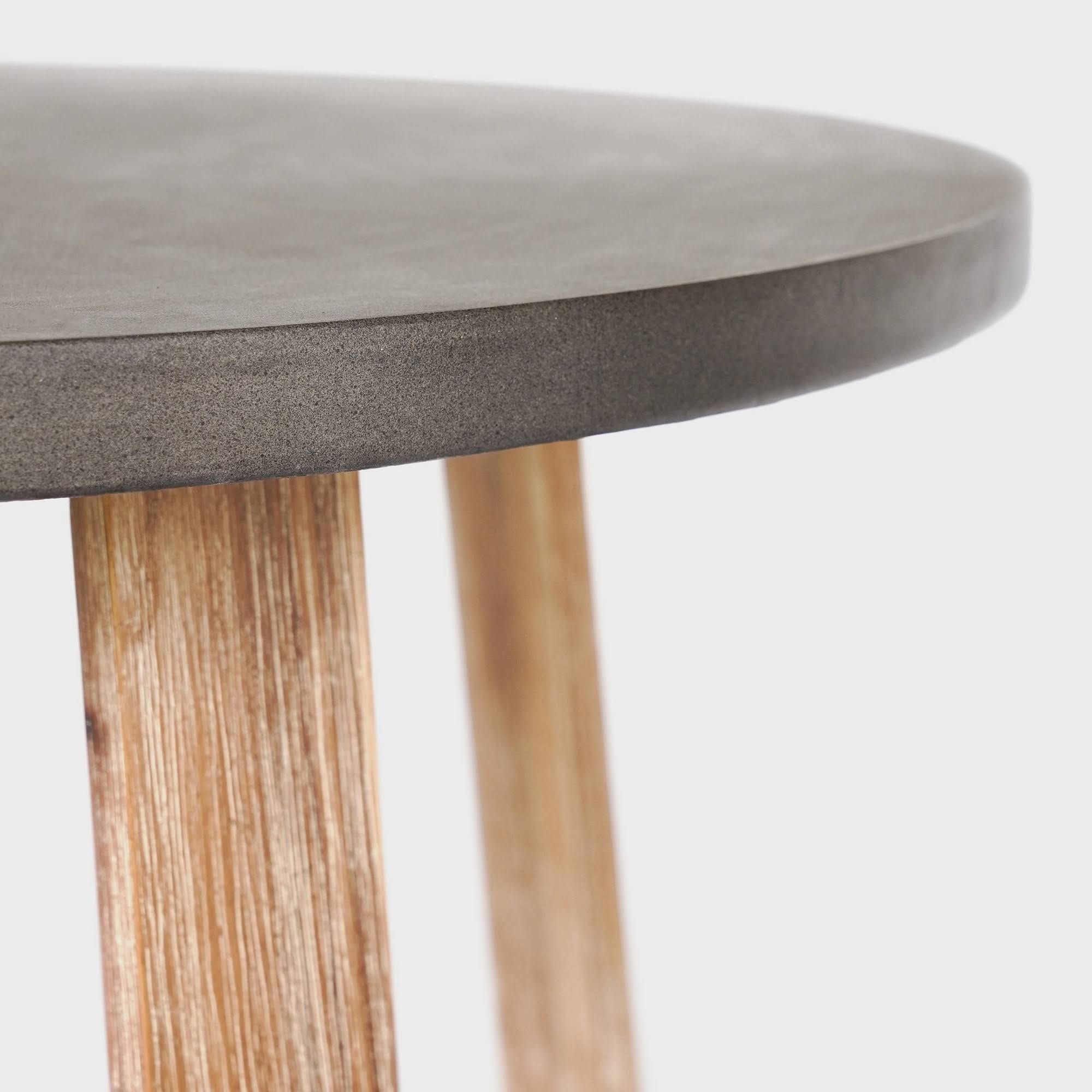 Leisure Made Athens Round Concrete Outdoor Dining Table