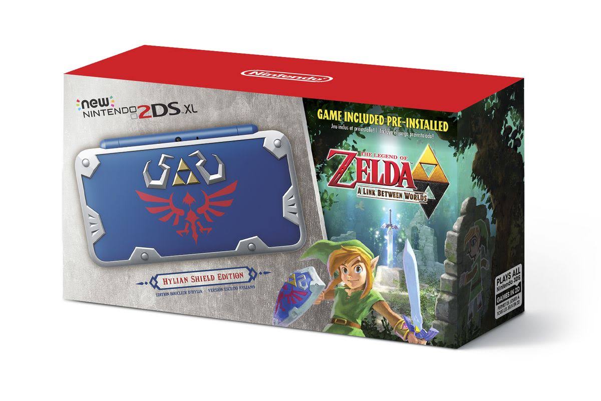 New Nintendo 2DS XL Console - Hylian Shield Edition