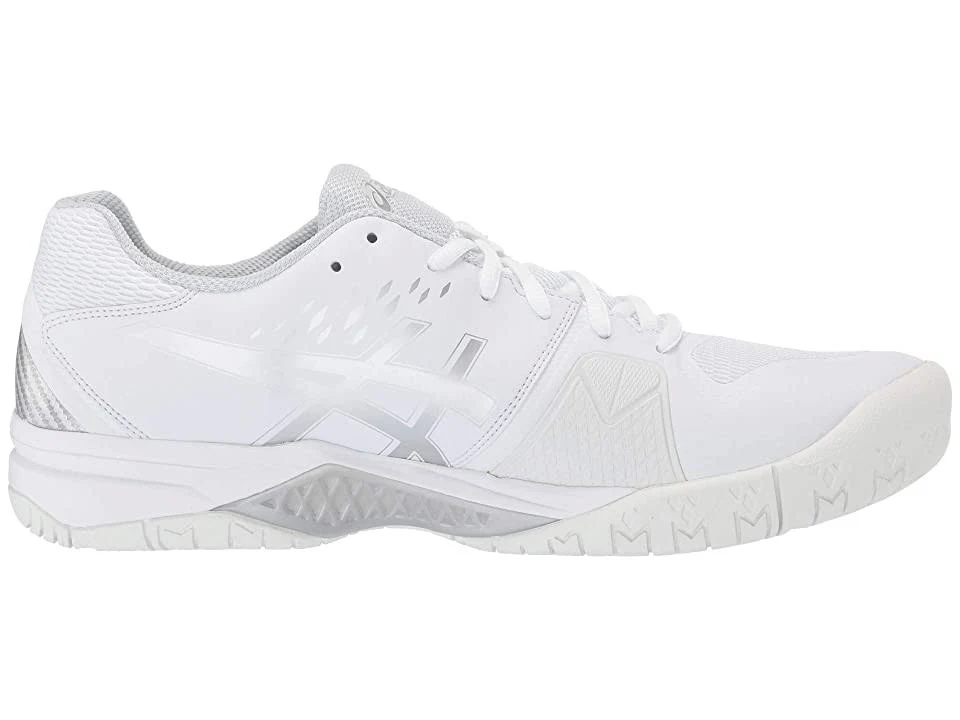 Asics GEL-Challenger 12 (White/Silver) Men's Tennis Shoes