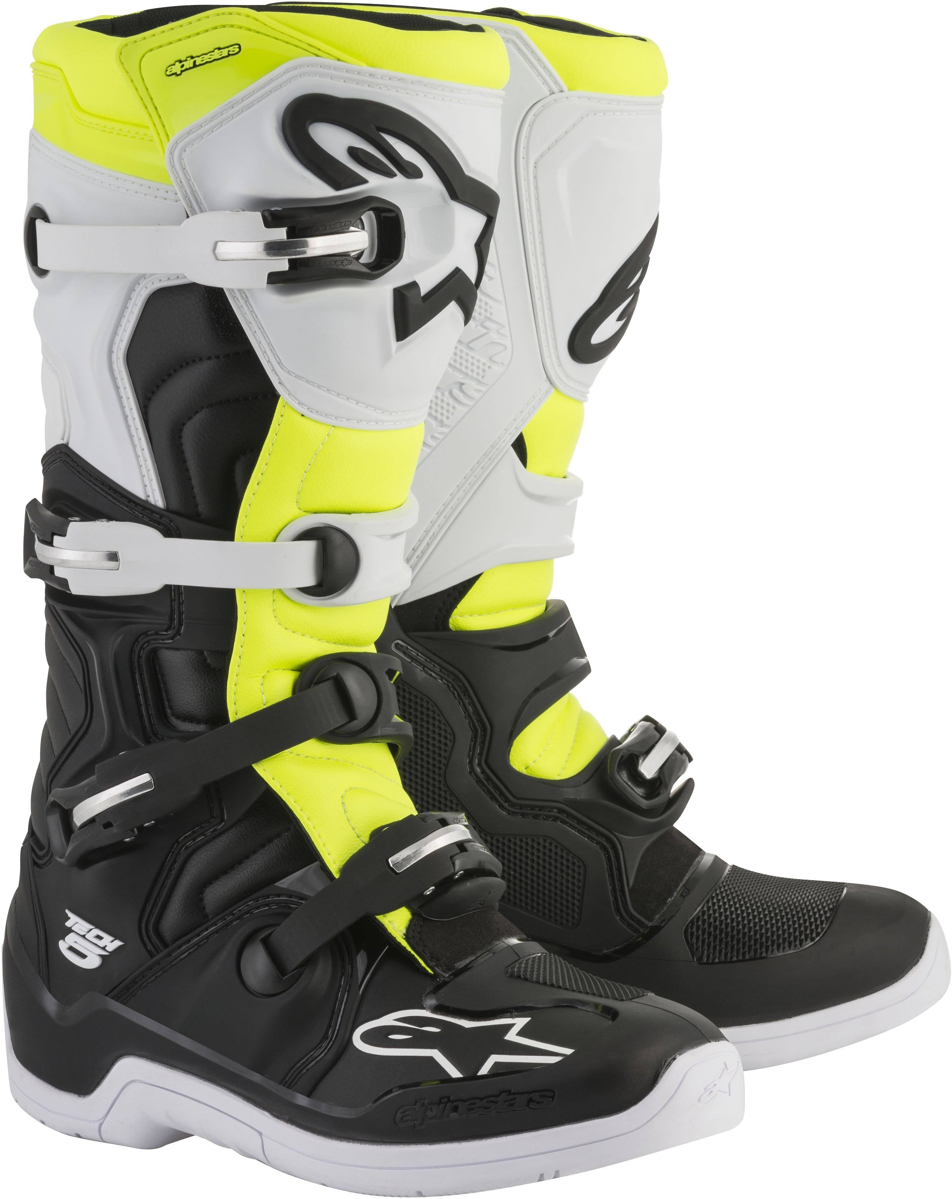 Alpinestars Tech 5 Boots - White/Red/Blue - 10