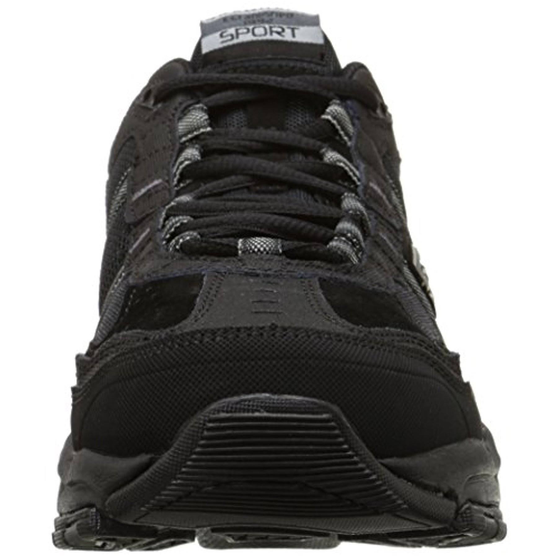 Skechers Men's Vigor 2.0 - Trait Sneakers, Black/Black, 8.5