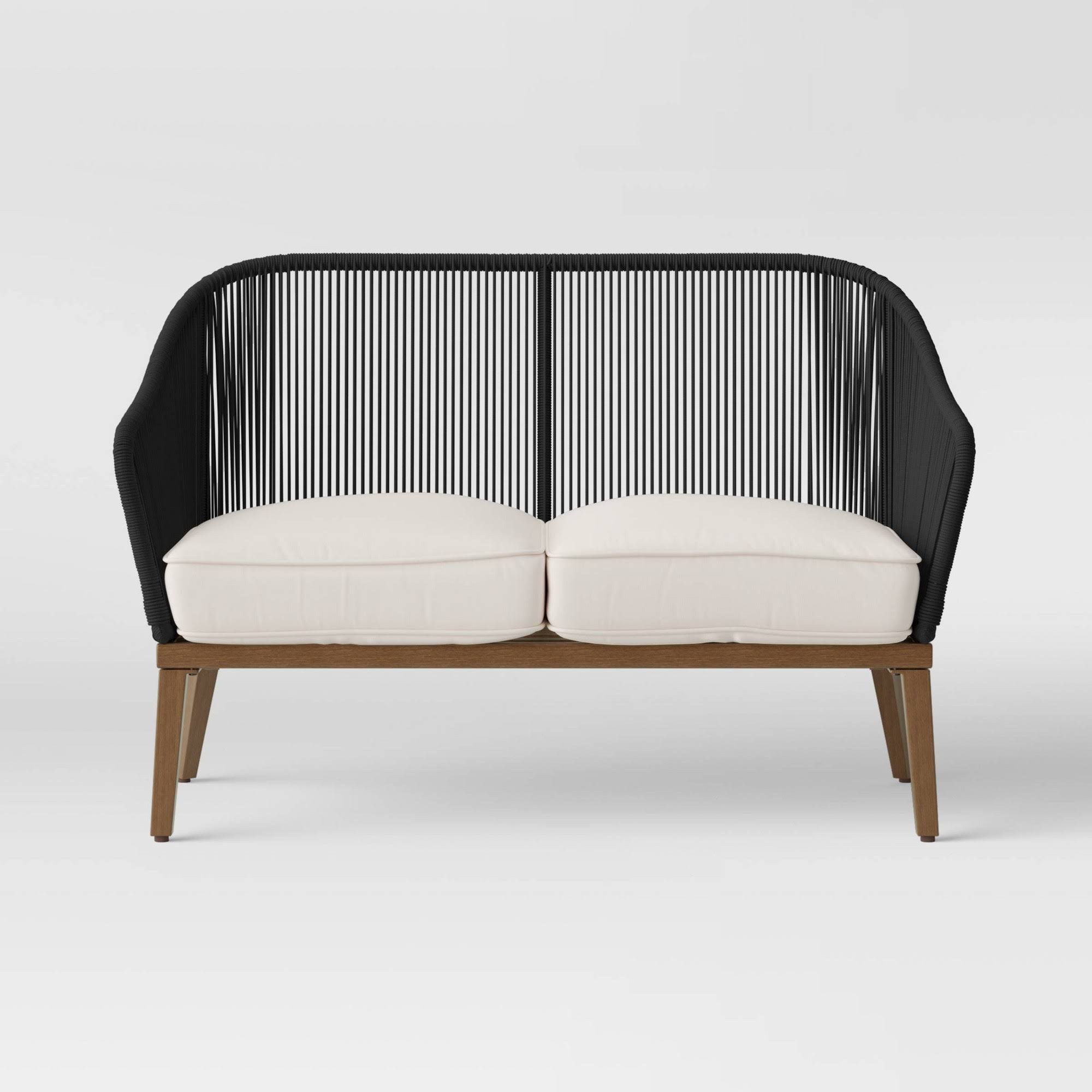 Purcell Light Wood Patio Loveseat - Project 62