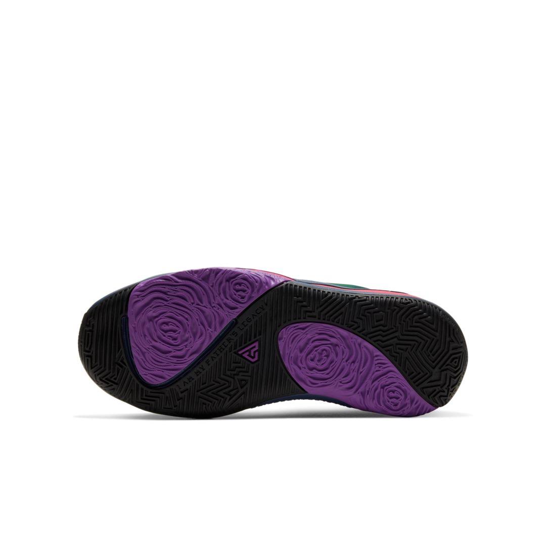 Nike Boys& Big Kids& Zoom Freak 1 1/2 Basketball Shoes - Yellow/Orange