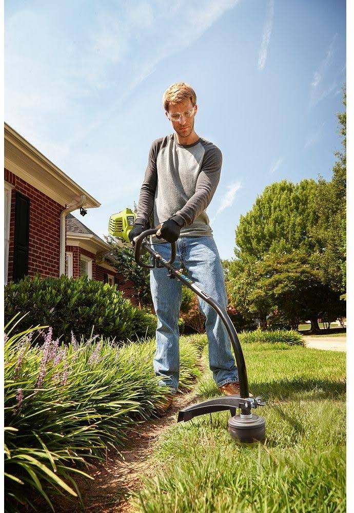 Ryobi 25 CC 2-Cycle Full Crank Curved Shaft GAS String Trimmer