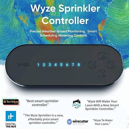 Wyze 8-Zone Smart Irrigation Controller, Black