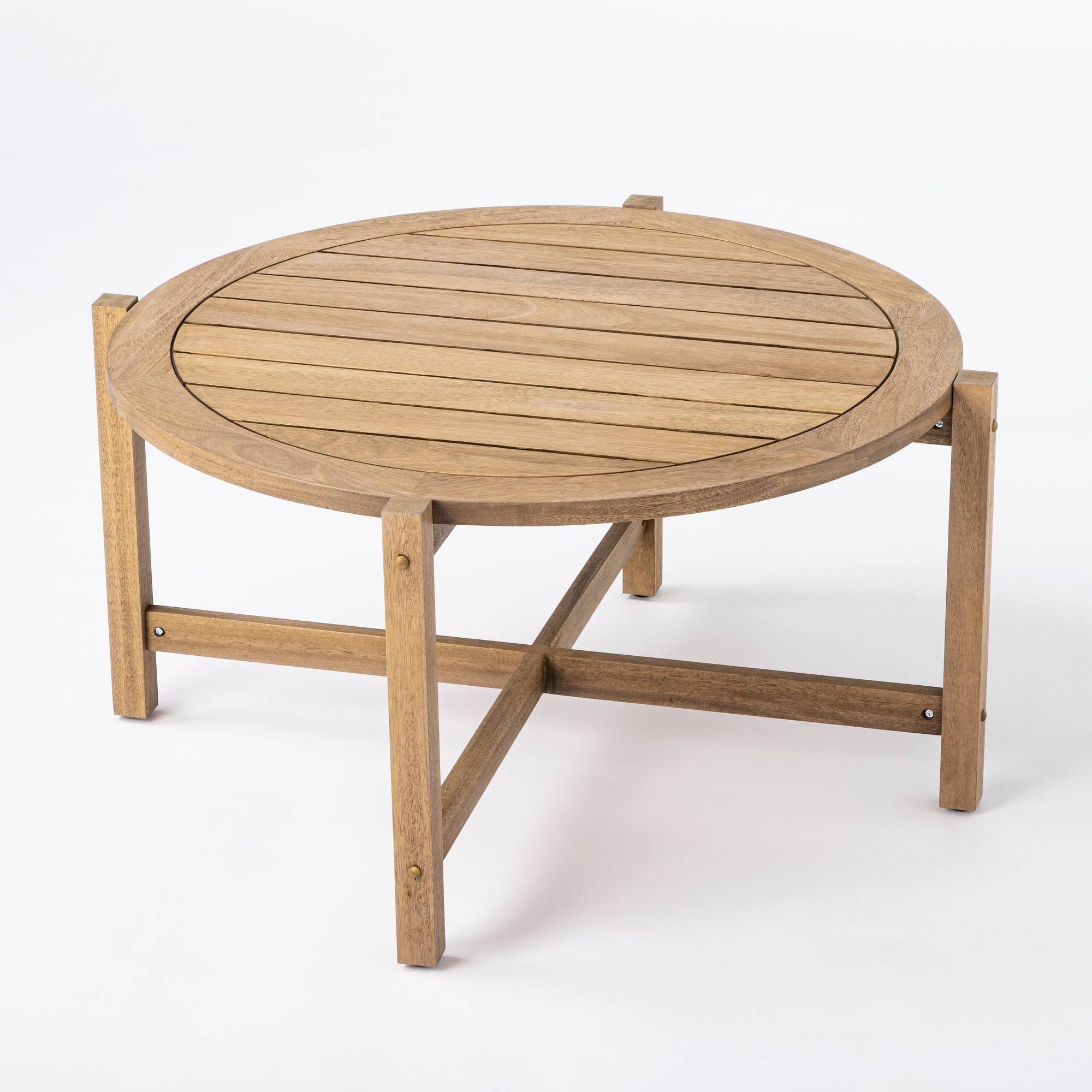 Bluffdale Wood Patio Coffee Table - Threshold Designed with Studio McGee