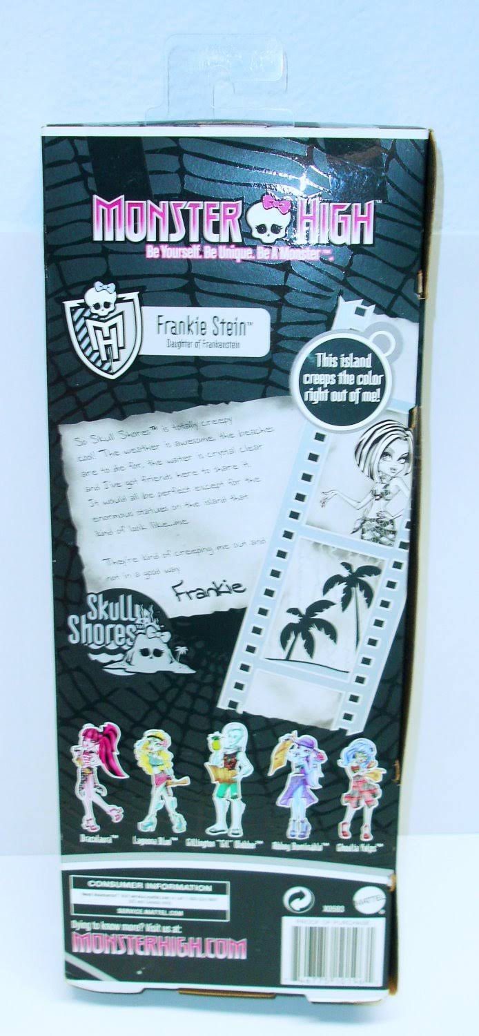 Monster High Skull Shores Frankie Stein Doll