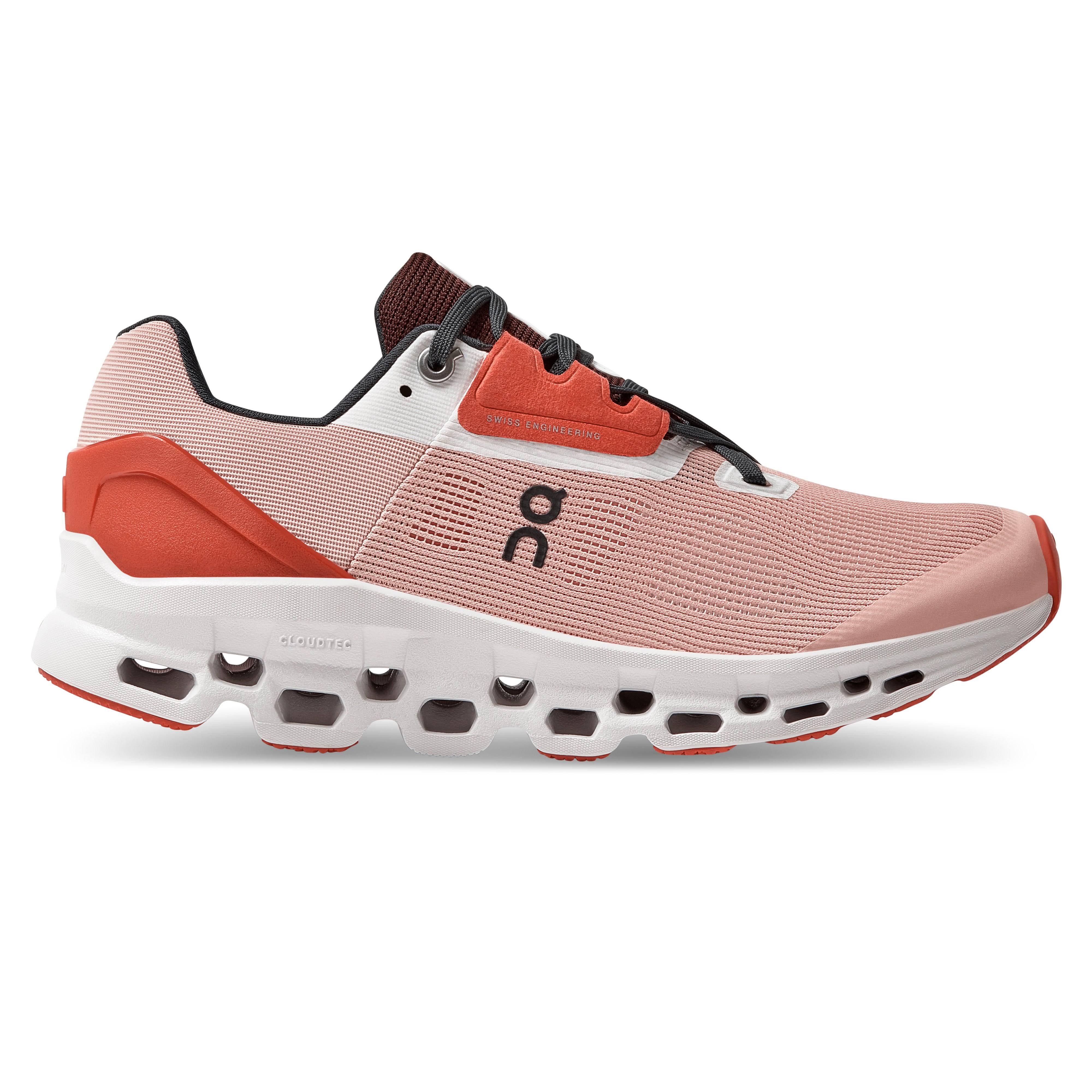 on Running Women&s Cloudstratus Rose | Red / 10 / B