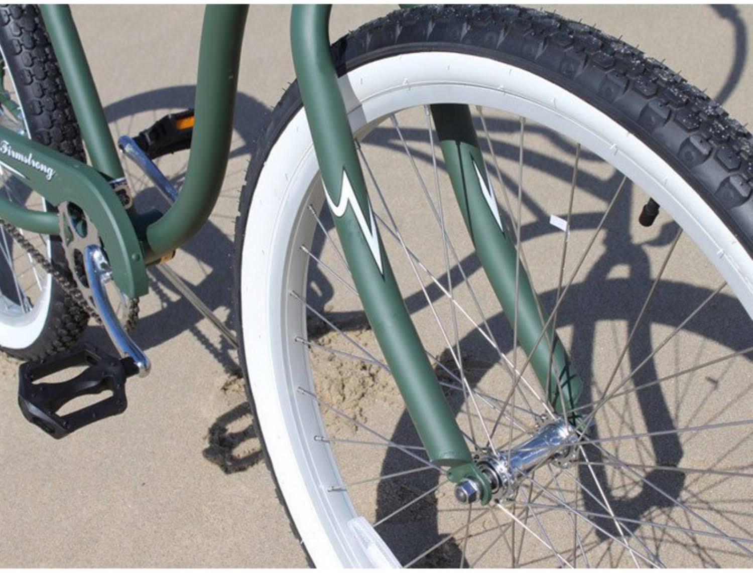 Firmstrong 26x22 Urban Man Single Speed Beach Cruiser, Matte Grey