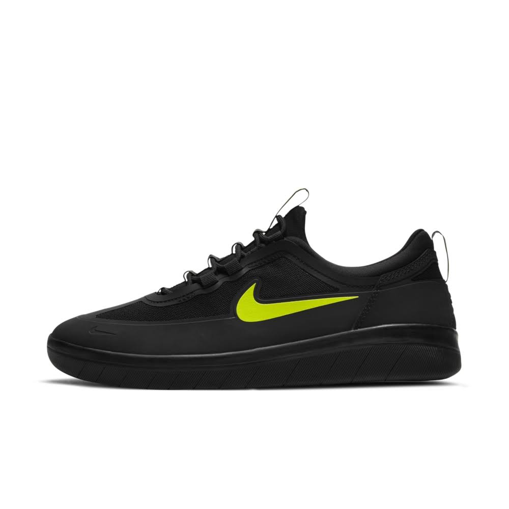 Nike SB Nyjah Free 2 Shoes - Black - 9.5