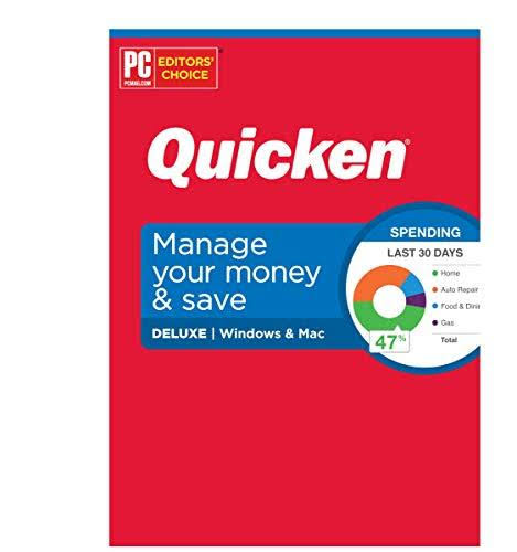 Quicken Deluxe Personal Finance - 1-year Subscription (Windows/Mac)