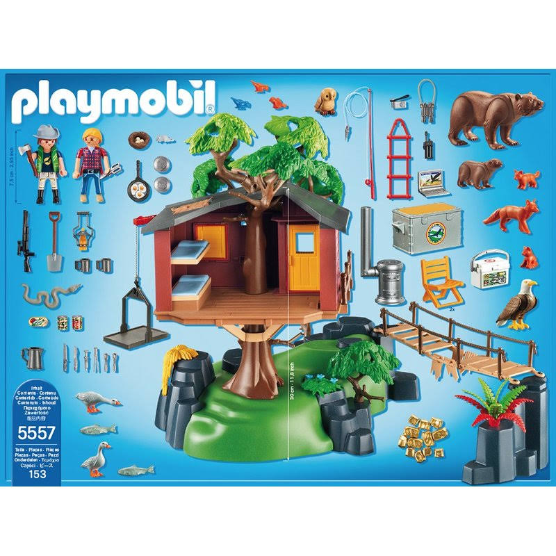 Playmobil Wildlife Adventure Tree House Playset