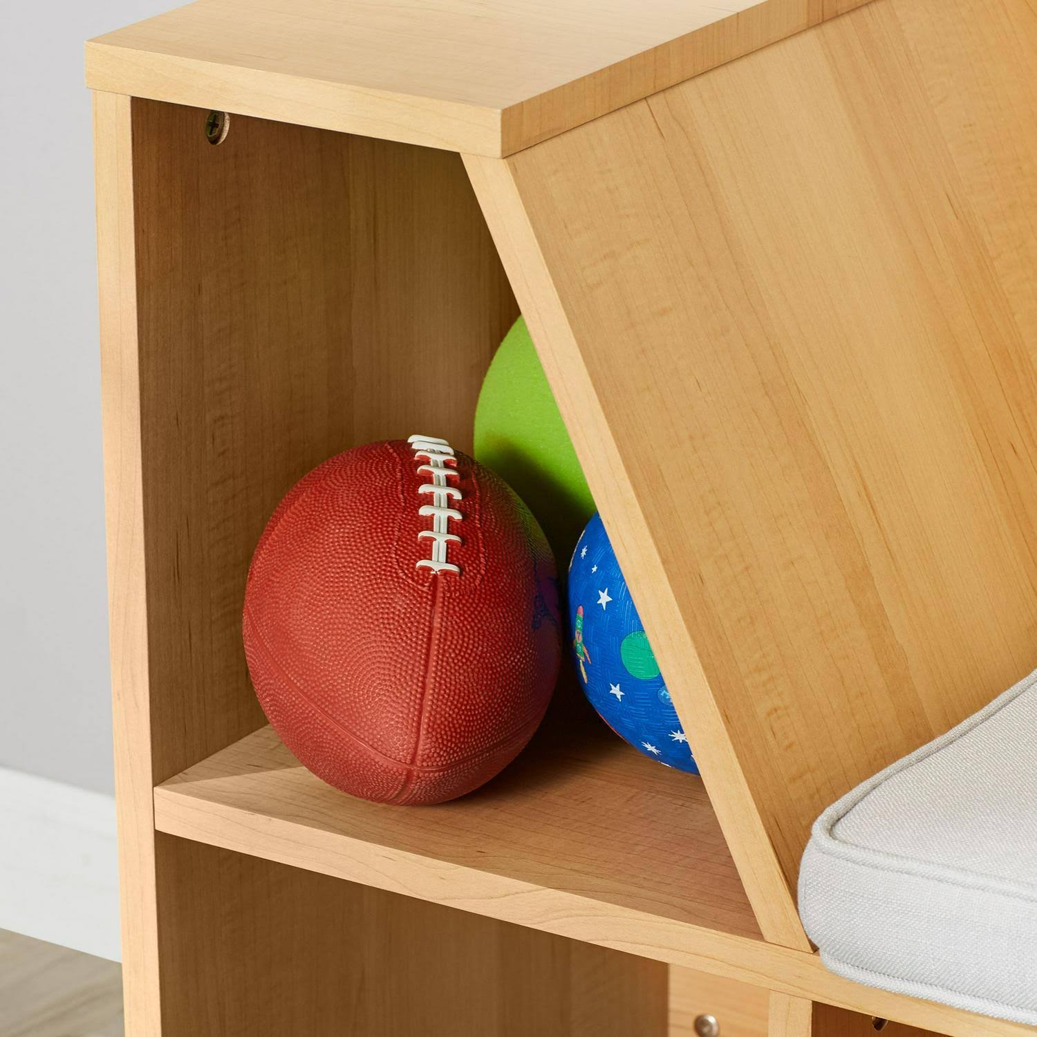 Your Zone Kids Reading NOOK and Storage Book Case White