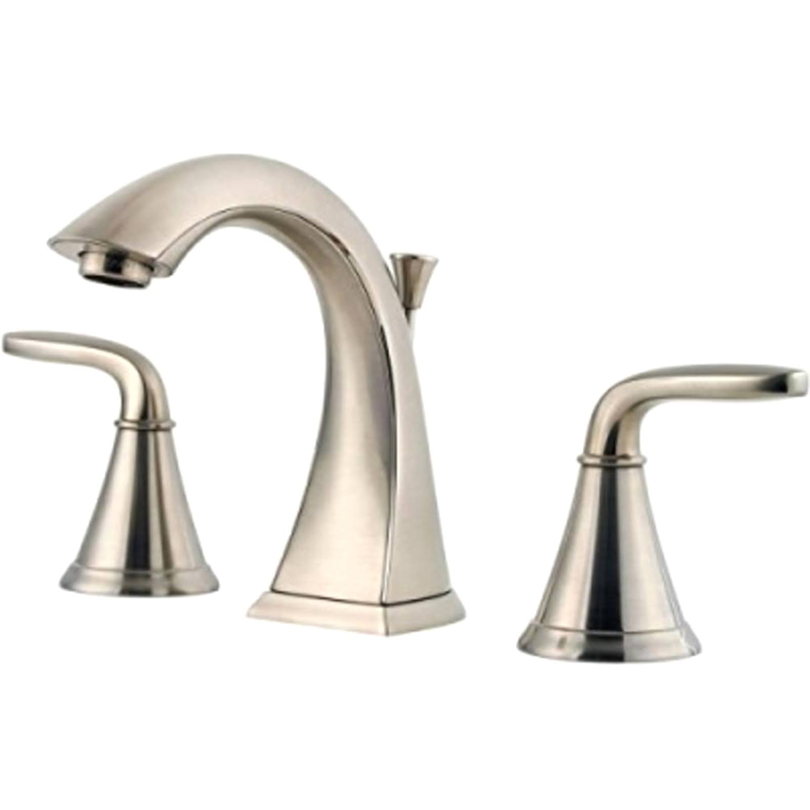 Pfister Pasadena 8x22 2-Handle Widespread Bathroom Faucet Brushed Nickel