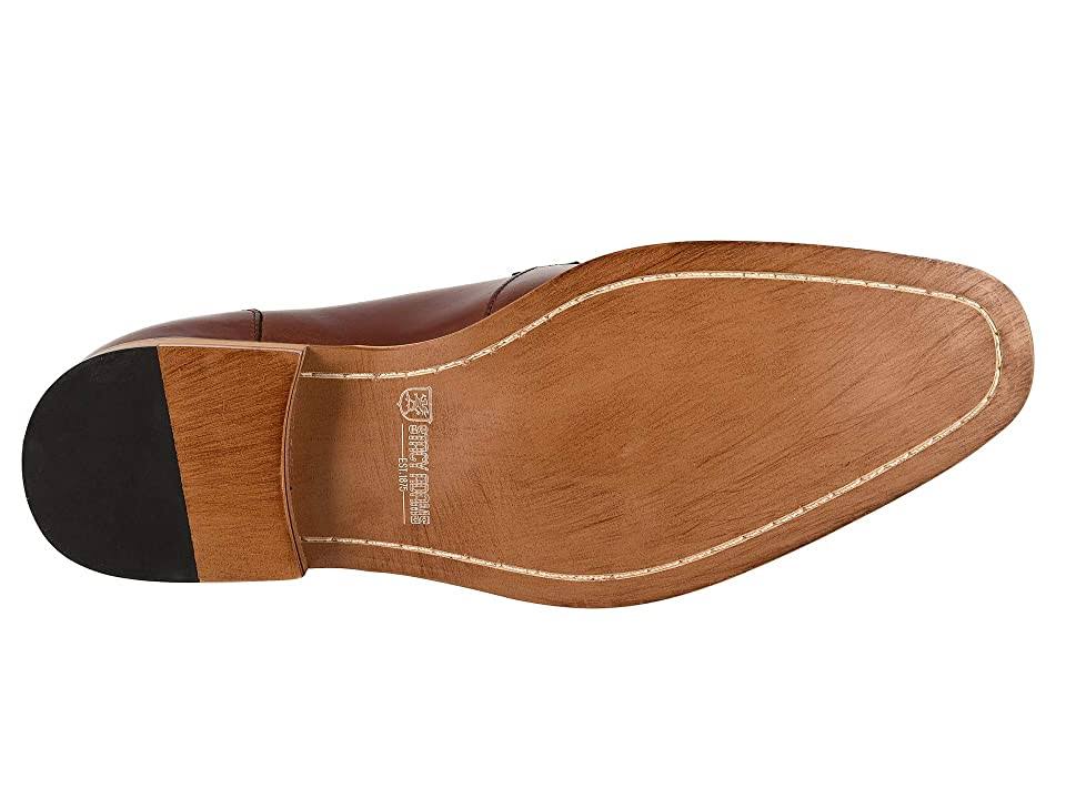 Stacy Adams Winthrop Moc Toe Woven Oxford Shoes Cognac 25242-221 - 9