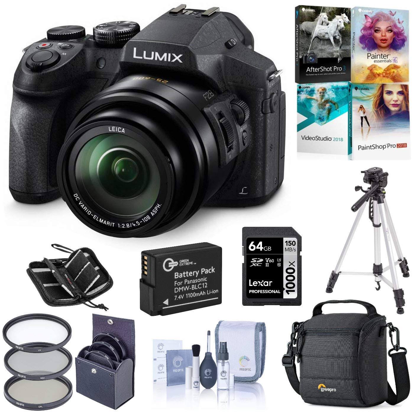 Panasonic Lumix Dmc-fz300 12.1mp Digital Camera with Premium Accessory Bundle