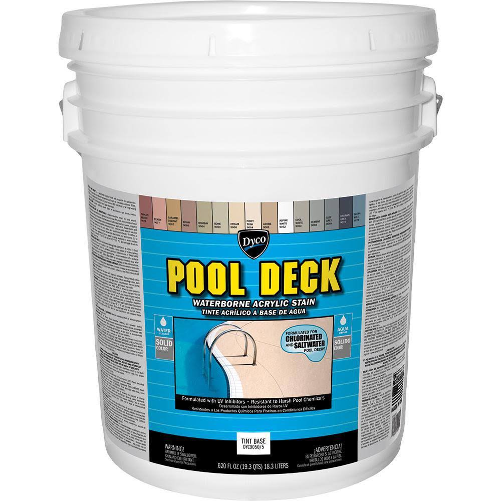 Dyco Paints Pool Deck 5 gal. 9050 Tint Base Waterborne Acrylic Exteri