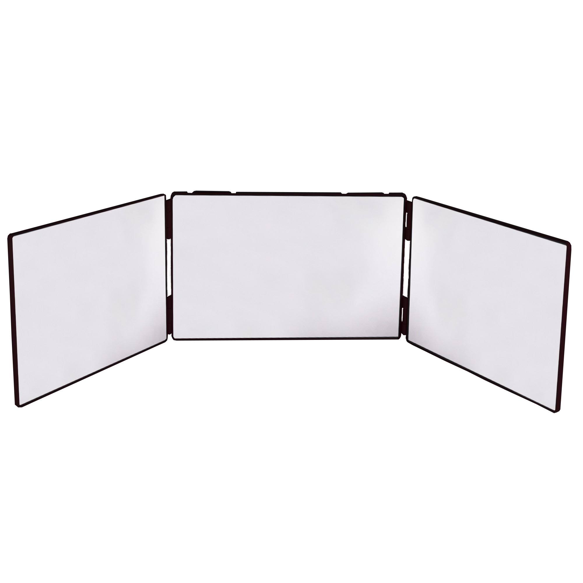 Self Style System Travel Size for Women Teal 3 Way Mirror with Adjustable