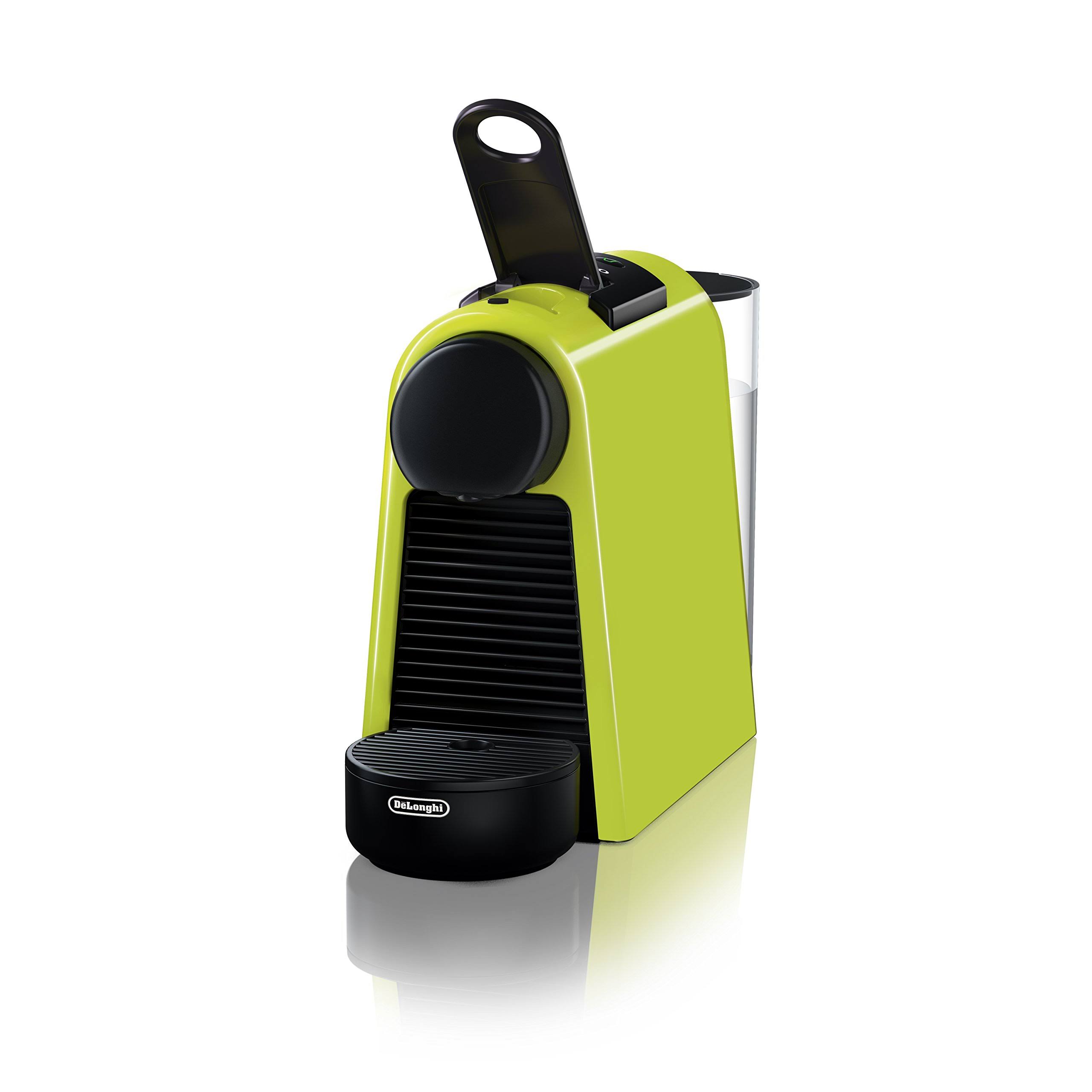 Nespresso Essenza Mini Espresso Machine by De&Longhi with Aeroccino, Lime