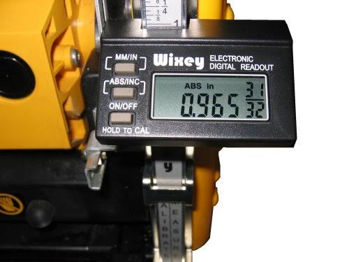 Wixey WR510 Digital Planer Readout with Fractions