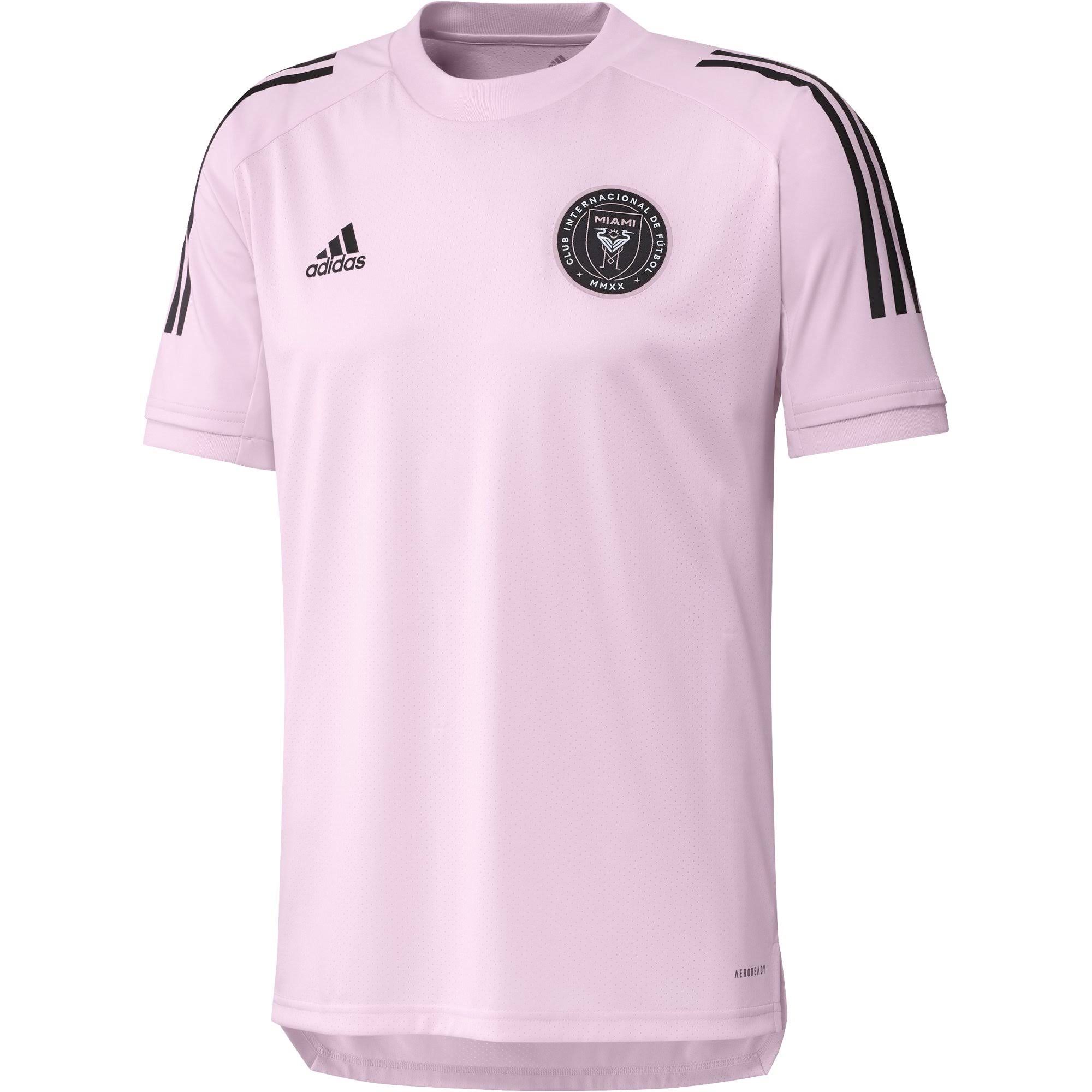 Adidas Men's INTER Miami CF Pink Training Jersey, Large