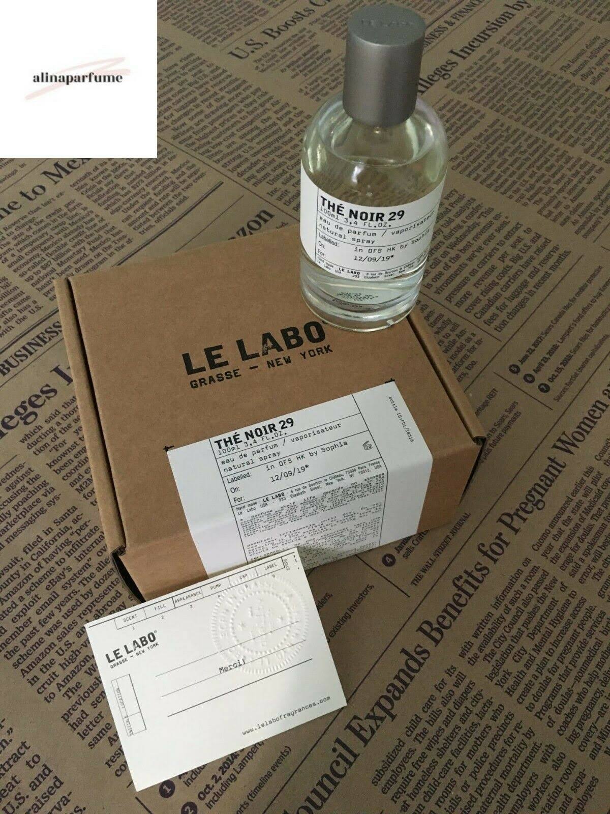 Le Labo The Noir 29 Eau De Parfum 100 ml 3.4 fl.oz