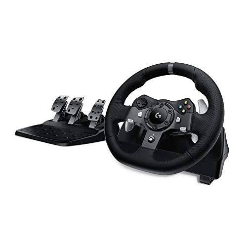 Logitech G920 Driving Force Racing Wheel and Floor
