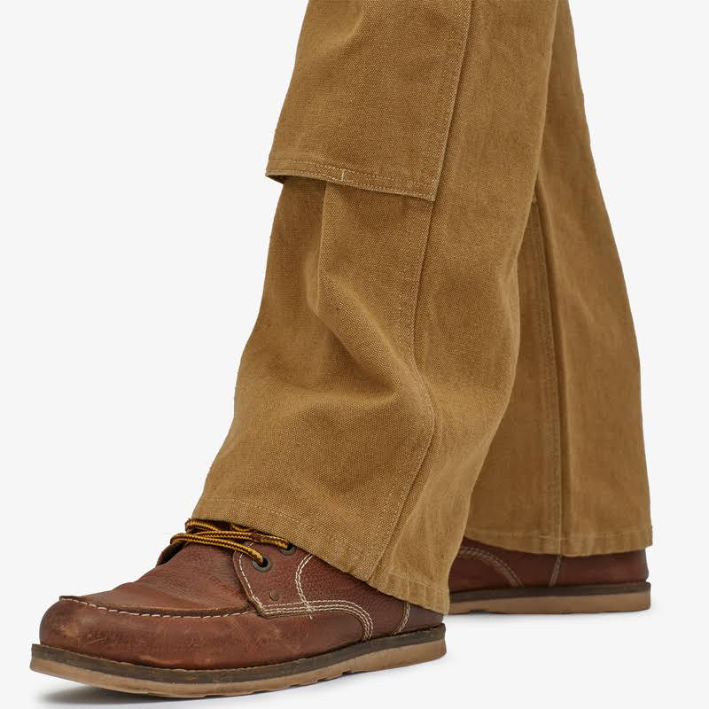 Patagonia Men's Iron Forge Hemp Canvas Bib Overalls - Long - Workwear Pants - Brown - 55115 - 30