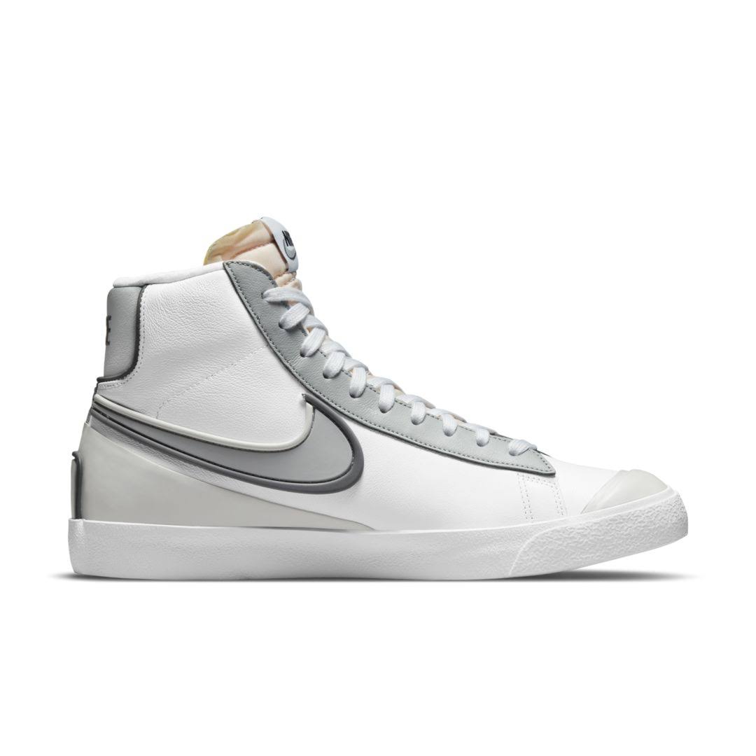 Nike Blazer Mid &77 Infinite White/Lt Smoke Grey-Iron Grey-GREY Fog