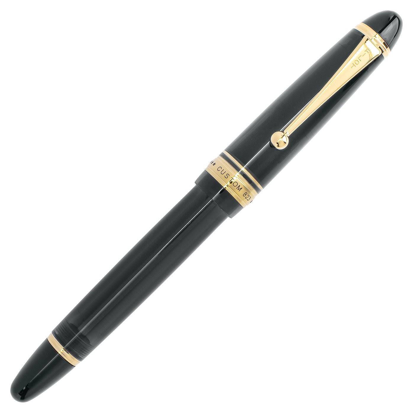 Pilot Custom 823 Amber Fountain Pen - Fine