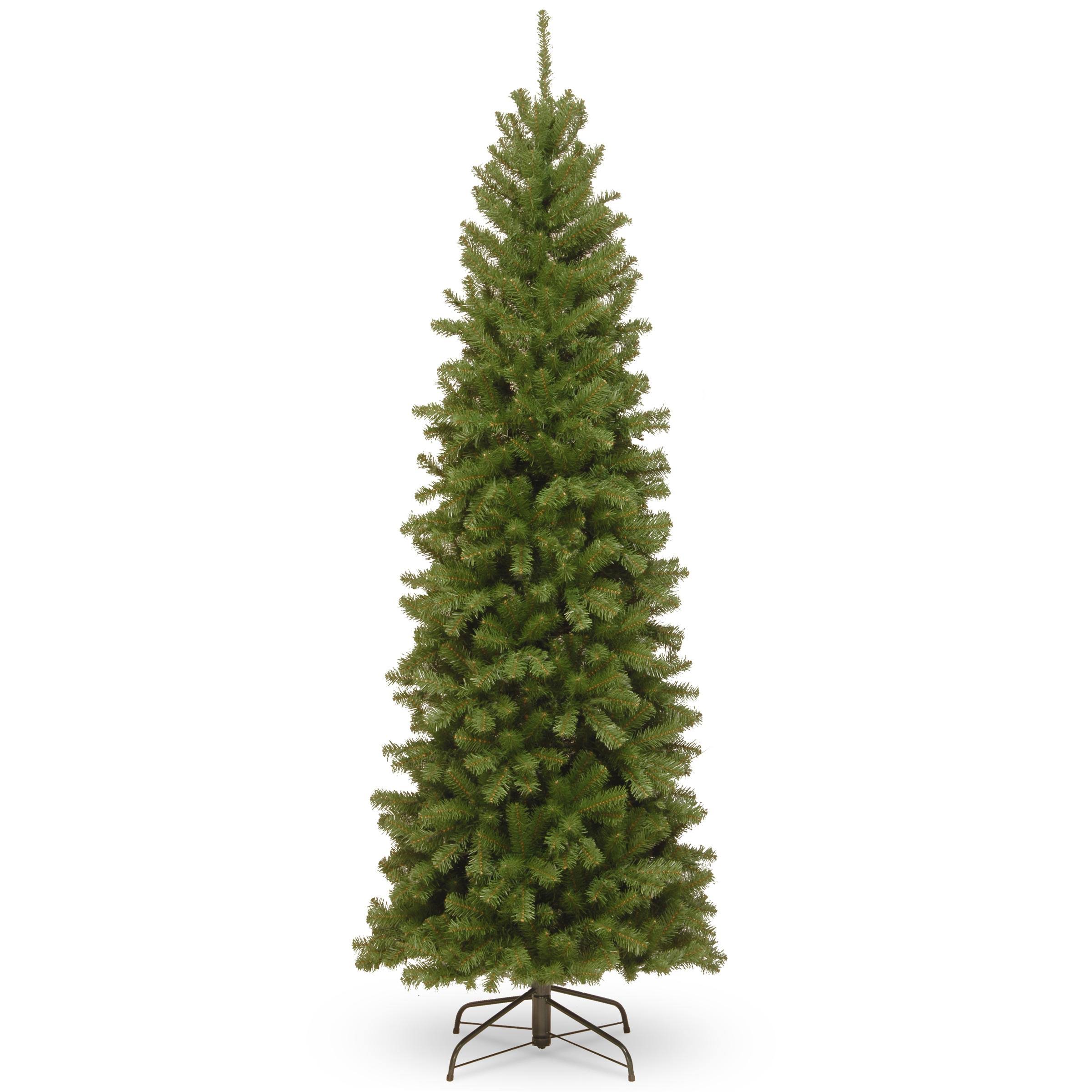 National Tree 7.5& North Valley Spruce Pencil Slim Tree