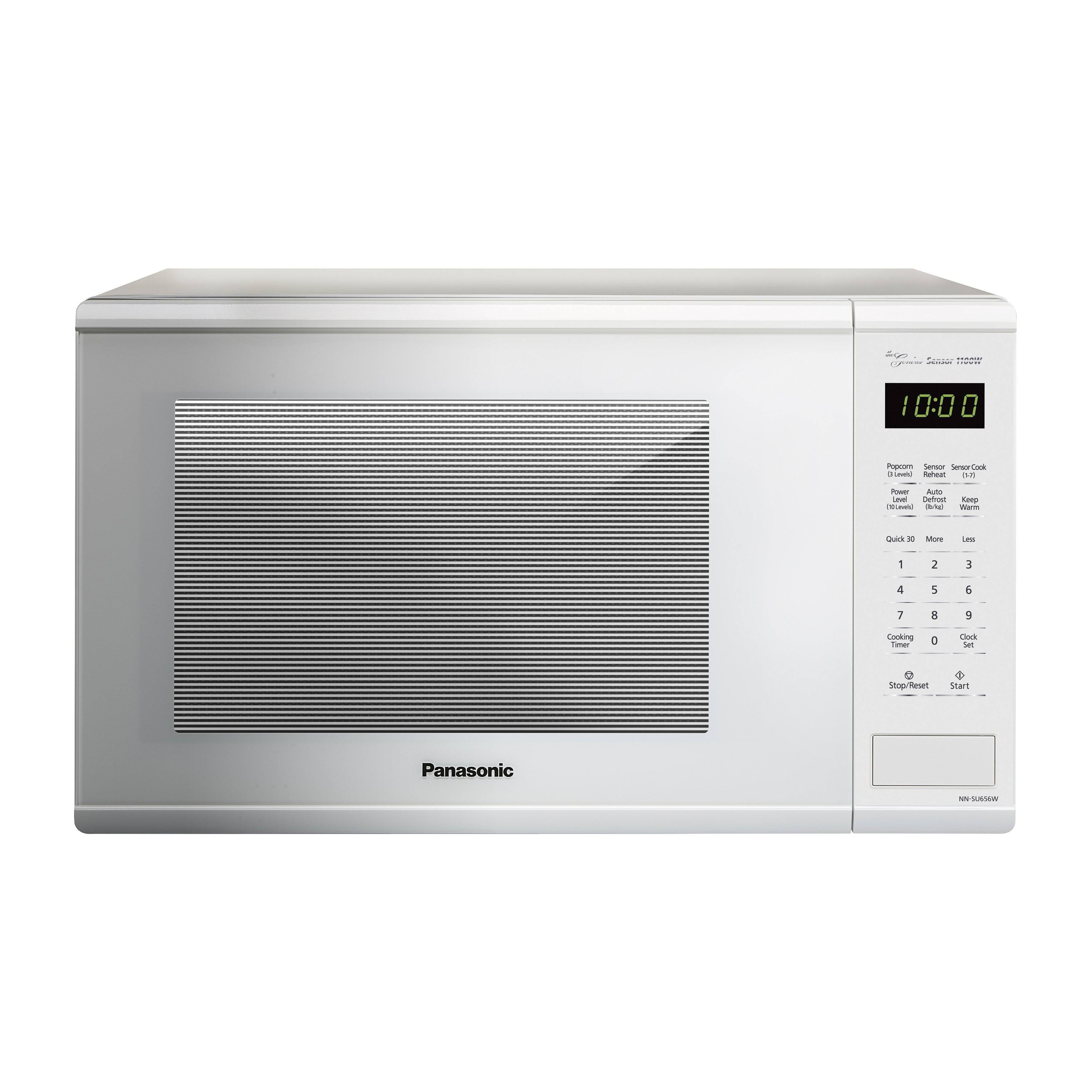 Panasonic White 1.3 Cu. ft. Countertop Microwave Oven - NN-SU656W