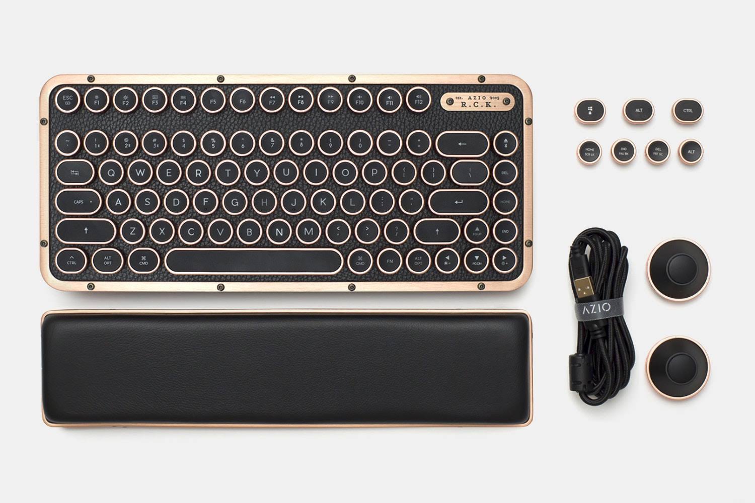 Azio Retro Compact Keyboard (Gunmetal)