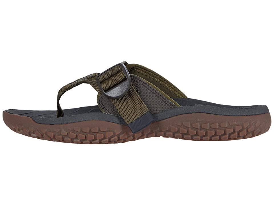 Keen Men's Solr Toe Post Sandal Dark Olive