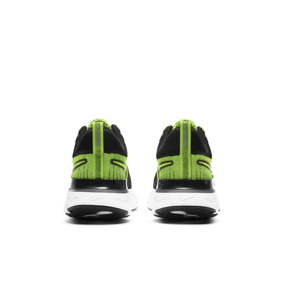 Nike Men's React Infinity Run Flyknit 2 Running Shoes, Volt/Black