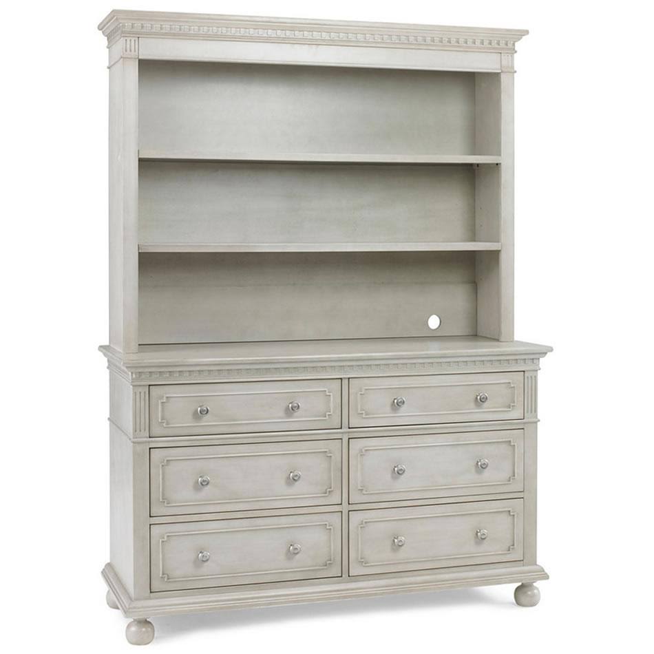 Dolce Babi Naples Double Dresser in Grey Satin