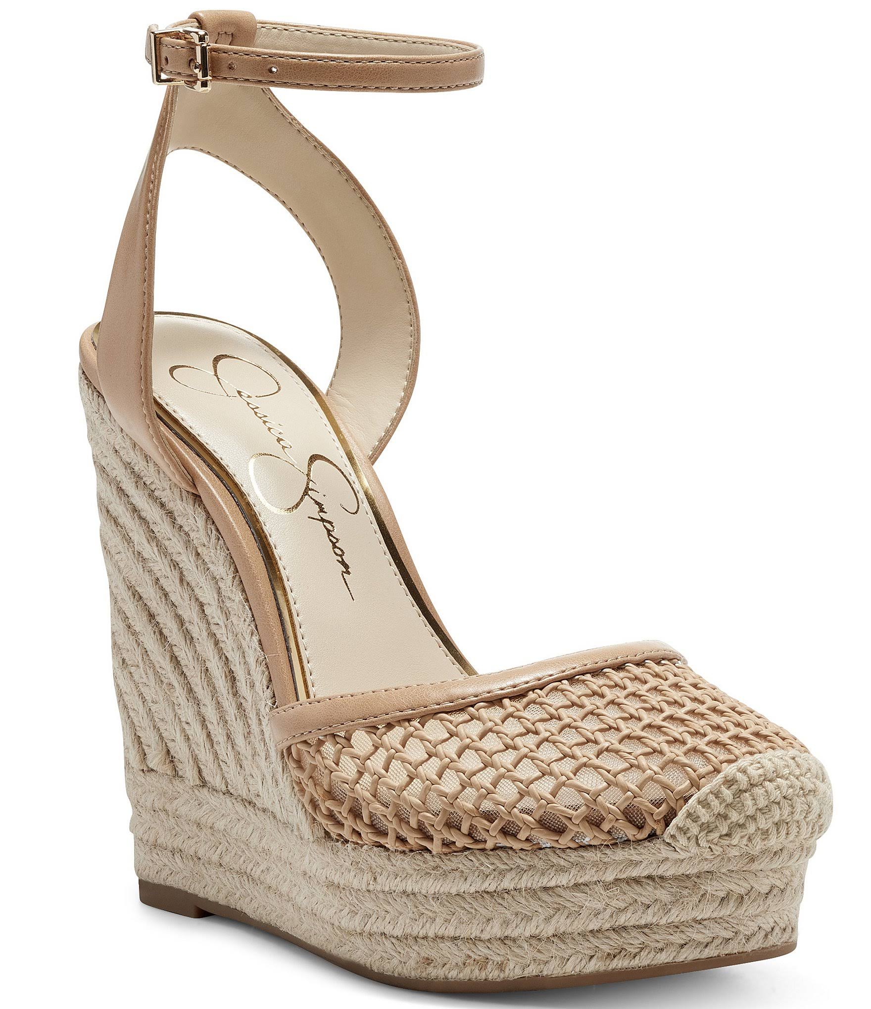 Jessica Simpson Women's Zestah Espadrille Wedge Sandals - Soft Sand