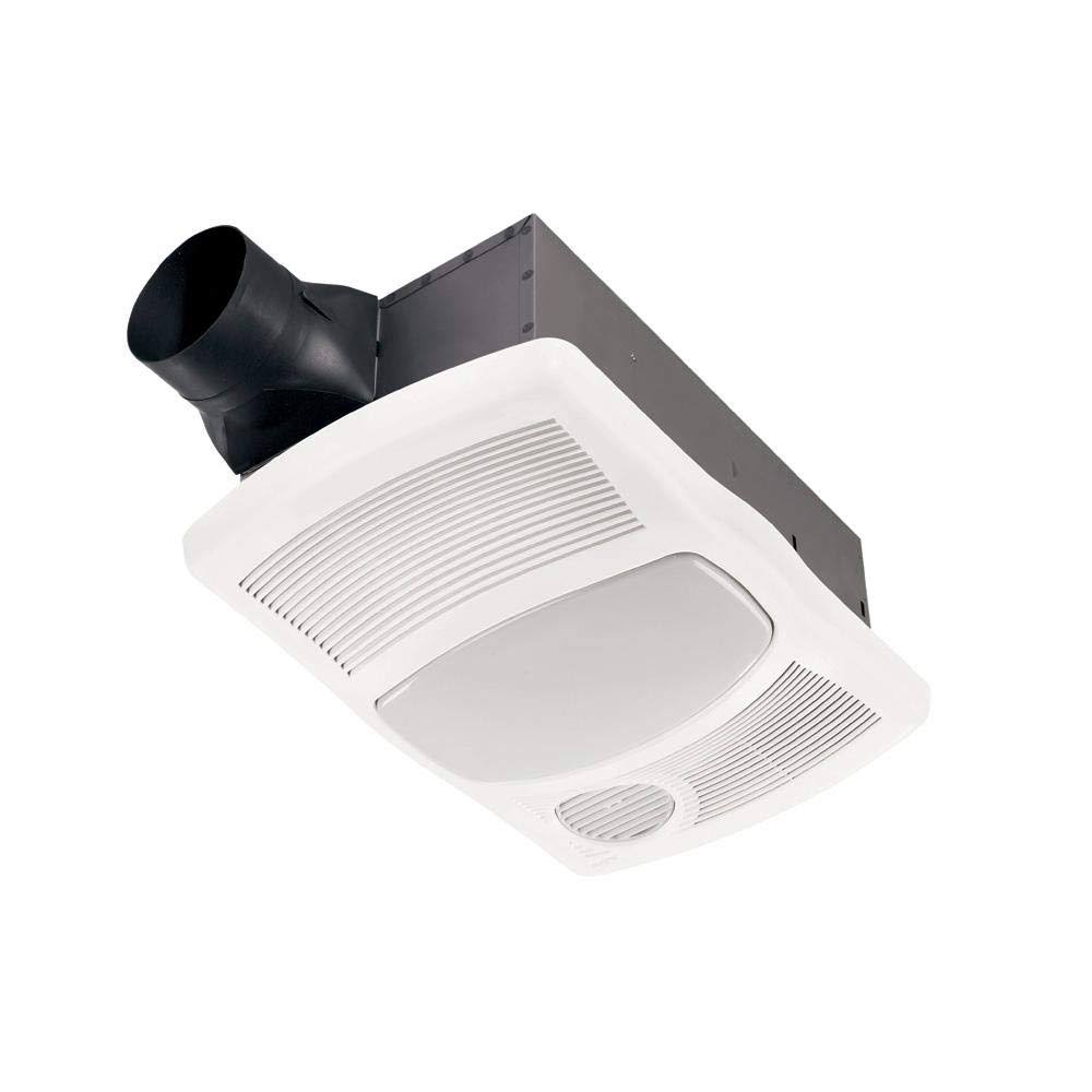 Broan-Nutone 110 CFM Ceiling Bathroom Exhaust Fan with Light u00261500-Watt Heater 765H110L