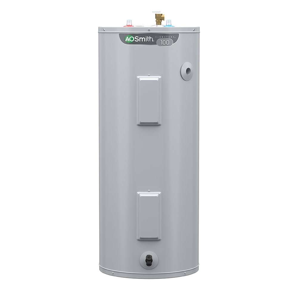 a.o. Smith Signature 100 40-Gallon Short 3800-Watt Double Element Electric Water Heater | E6-40R38D TTP