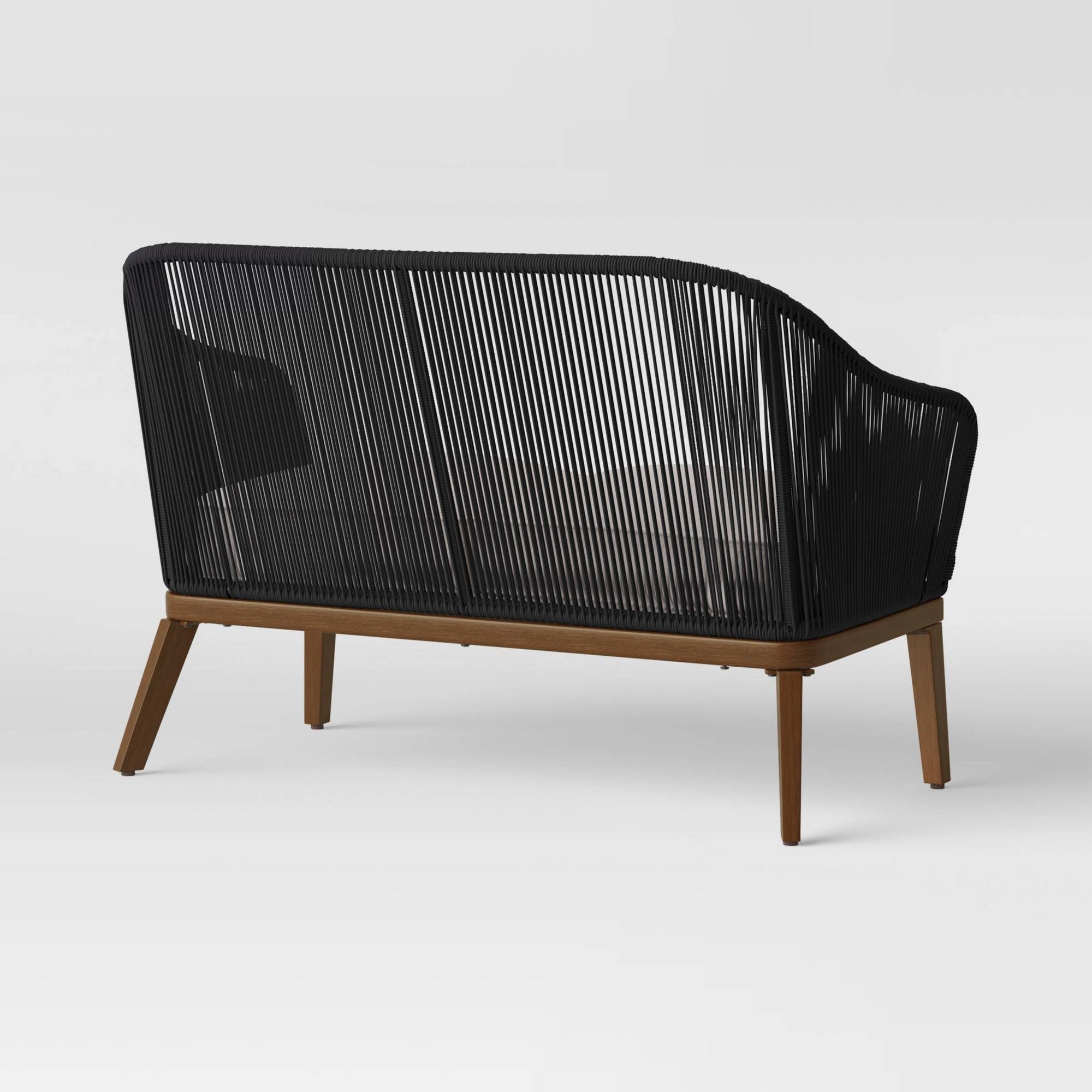 Purcell Light Wood Patio Loveseat - Project 62