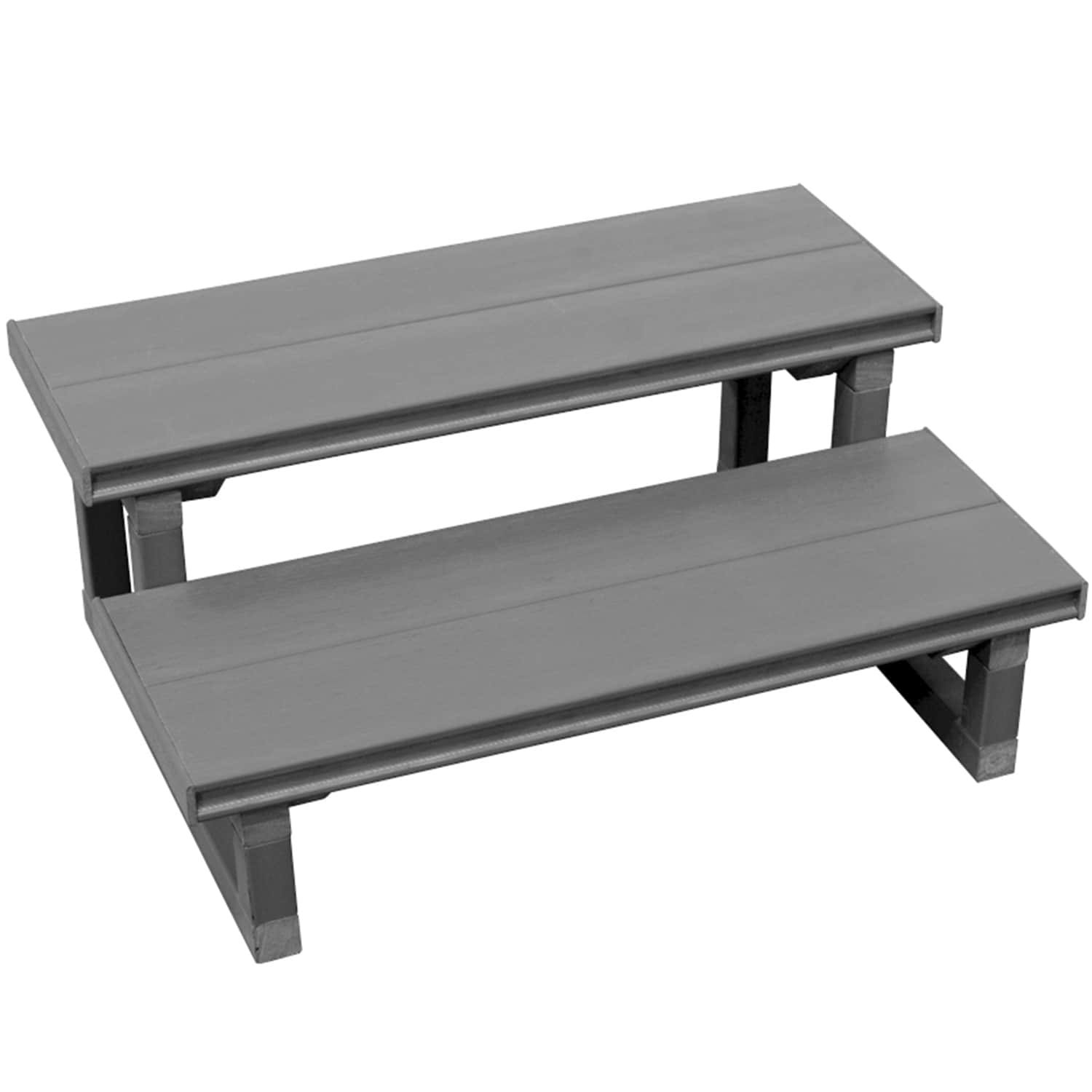 Cal Metro 30 in. 2 Tier Spa Steps in Mist