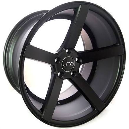 JNC Wheels - 18 inch JNC026 Hyper Black Rim - 5x114.3 - 18x8 inch Jnc026hb, White