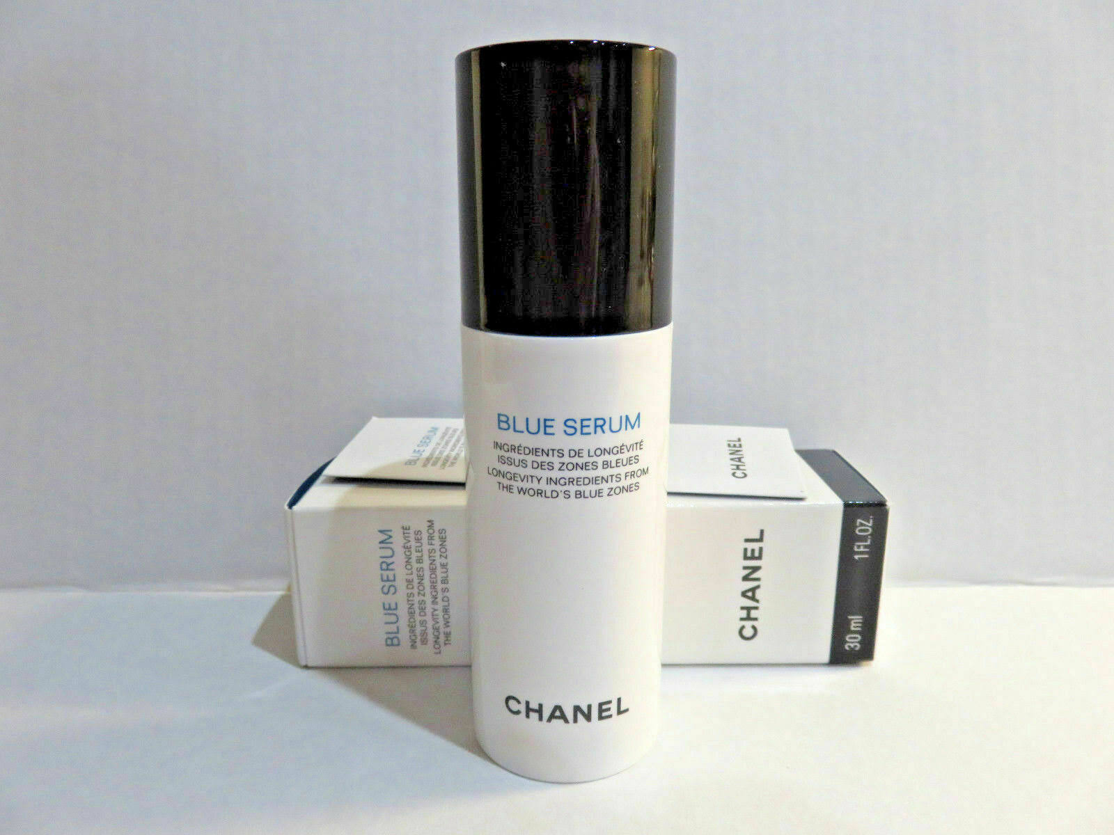 Chanel Blue Serum Longevity Ingredients from The World's Blue Zones - 1 fl oz bottle
