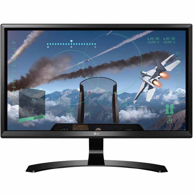 LG - 24x22 IPS LED 4K UHD FreeSync Monitor - Black