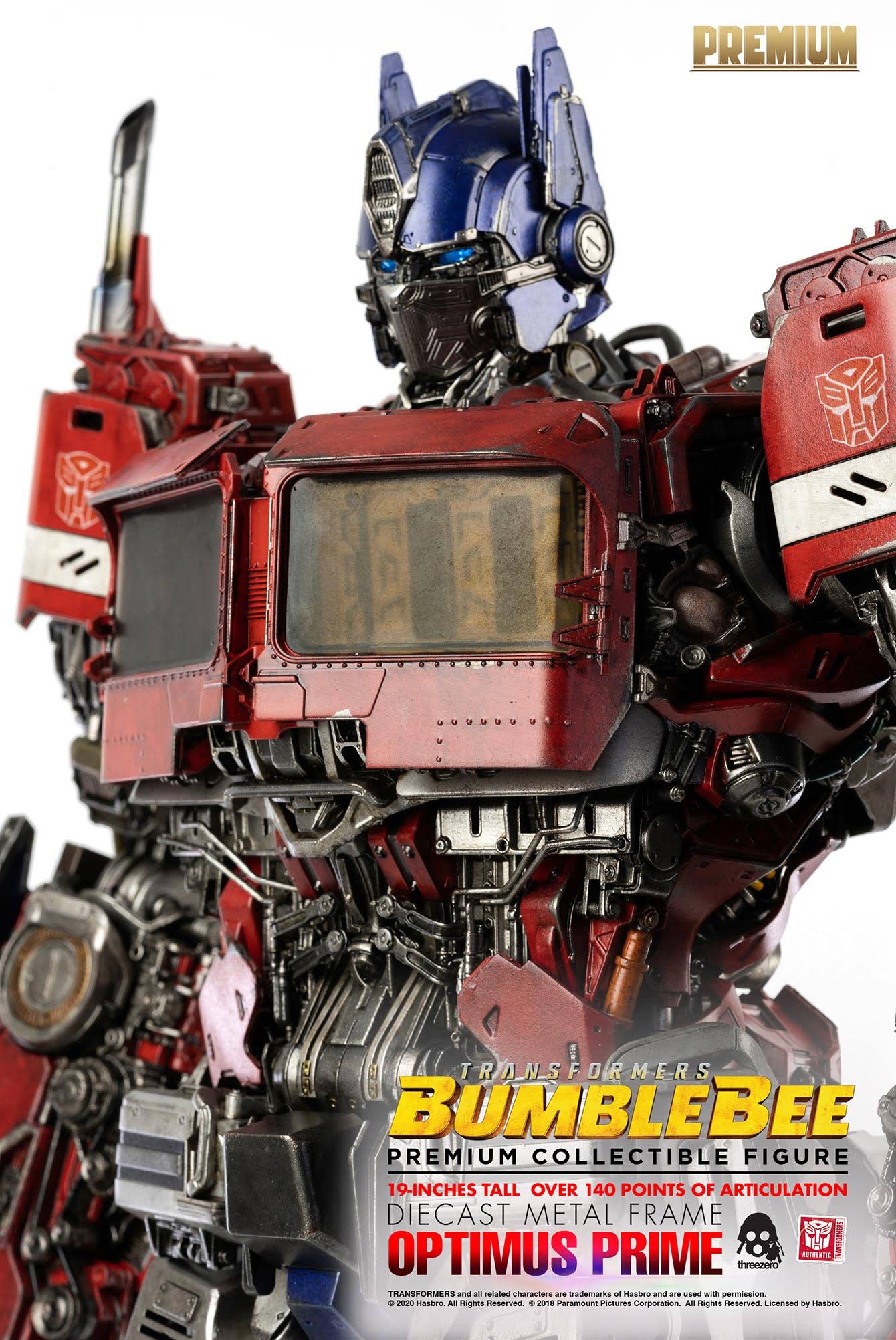 Transformers Bumblebee Optimus Prime Premium Scale Figure