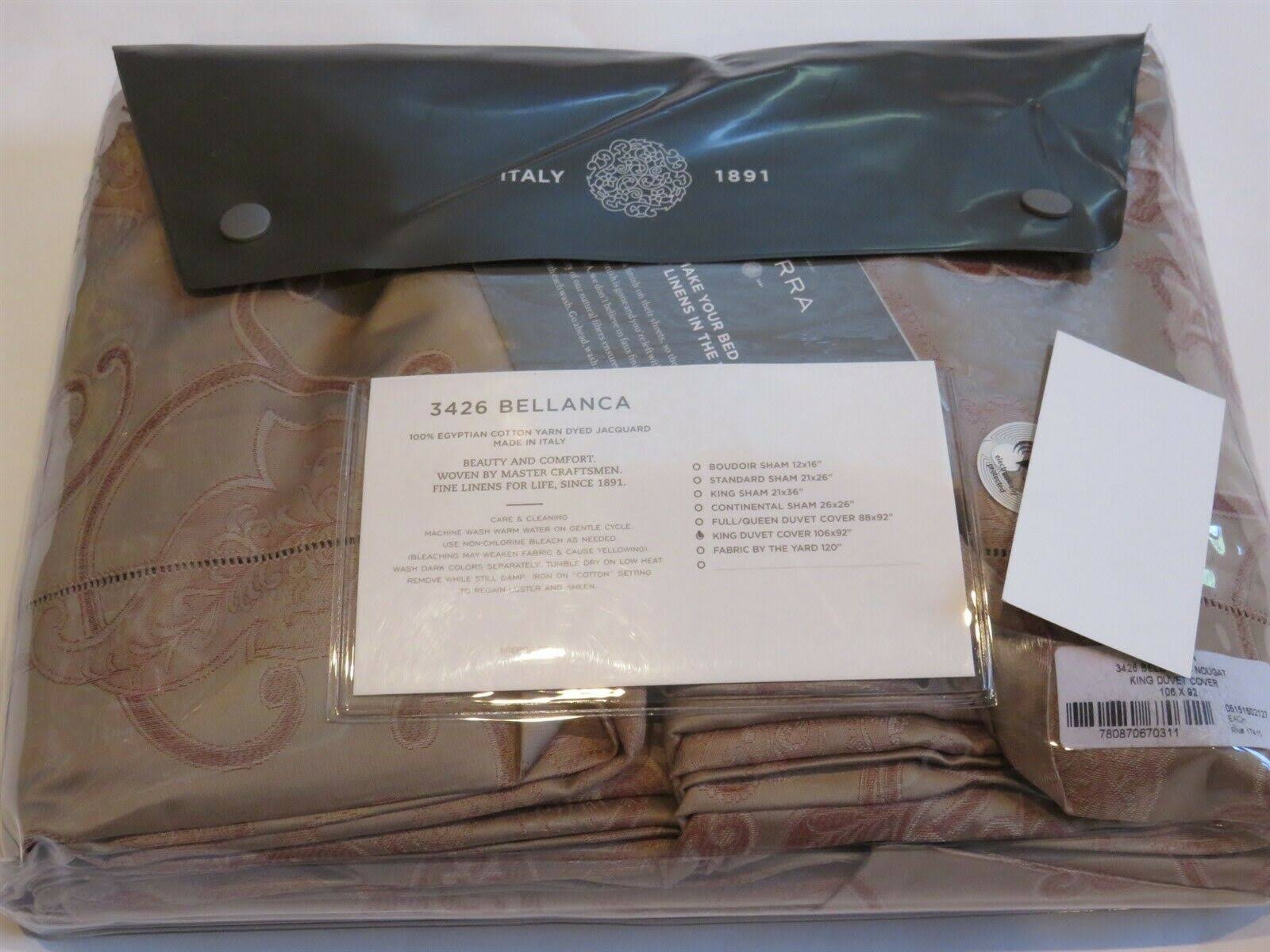 Sferra Bellanca King Duvet Cover 106x92 (Nougat)