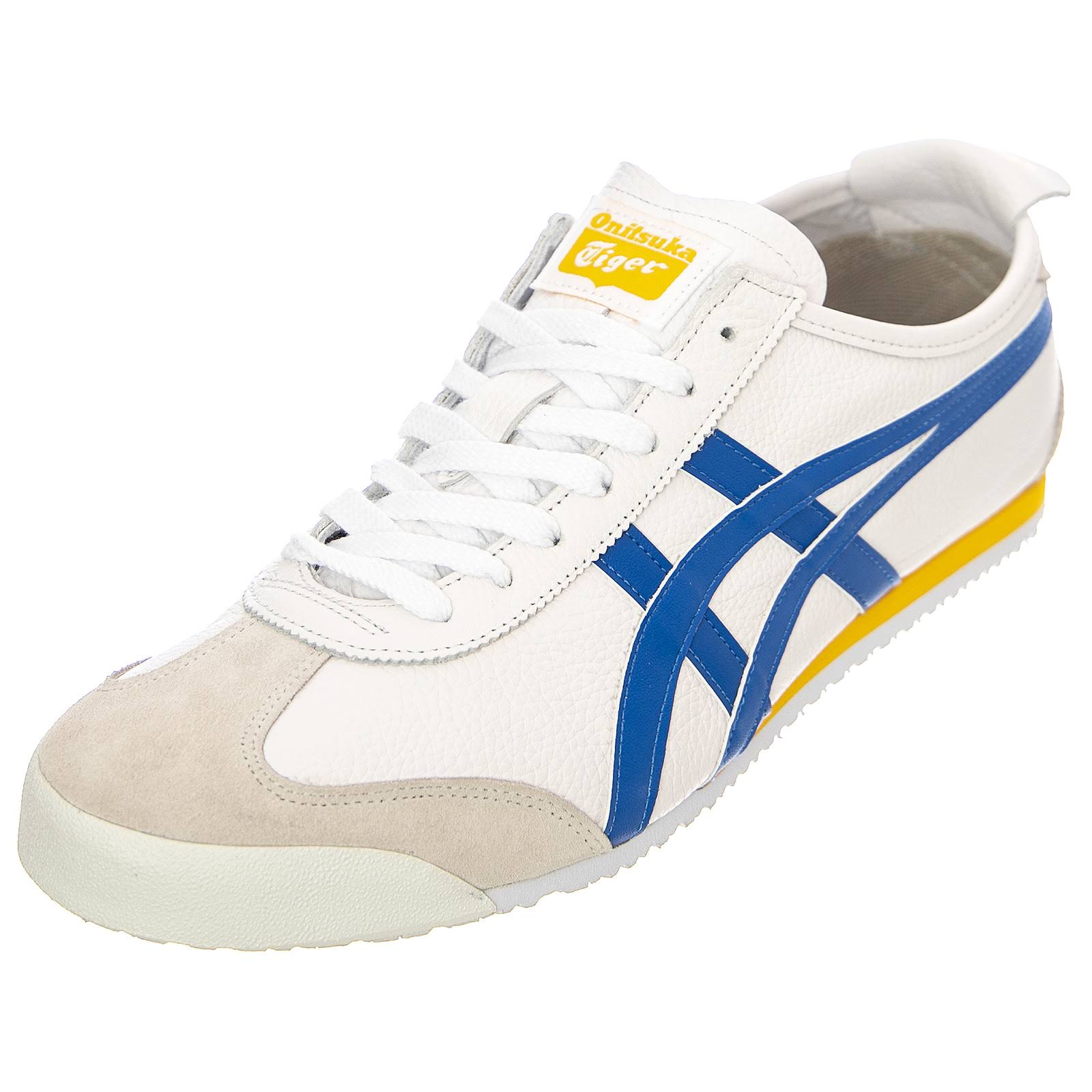 Onitsuka Tiger Mexico 66 in White Blue for Unisex