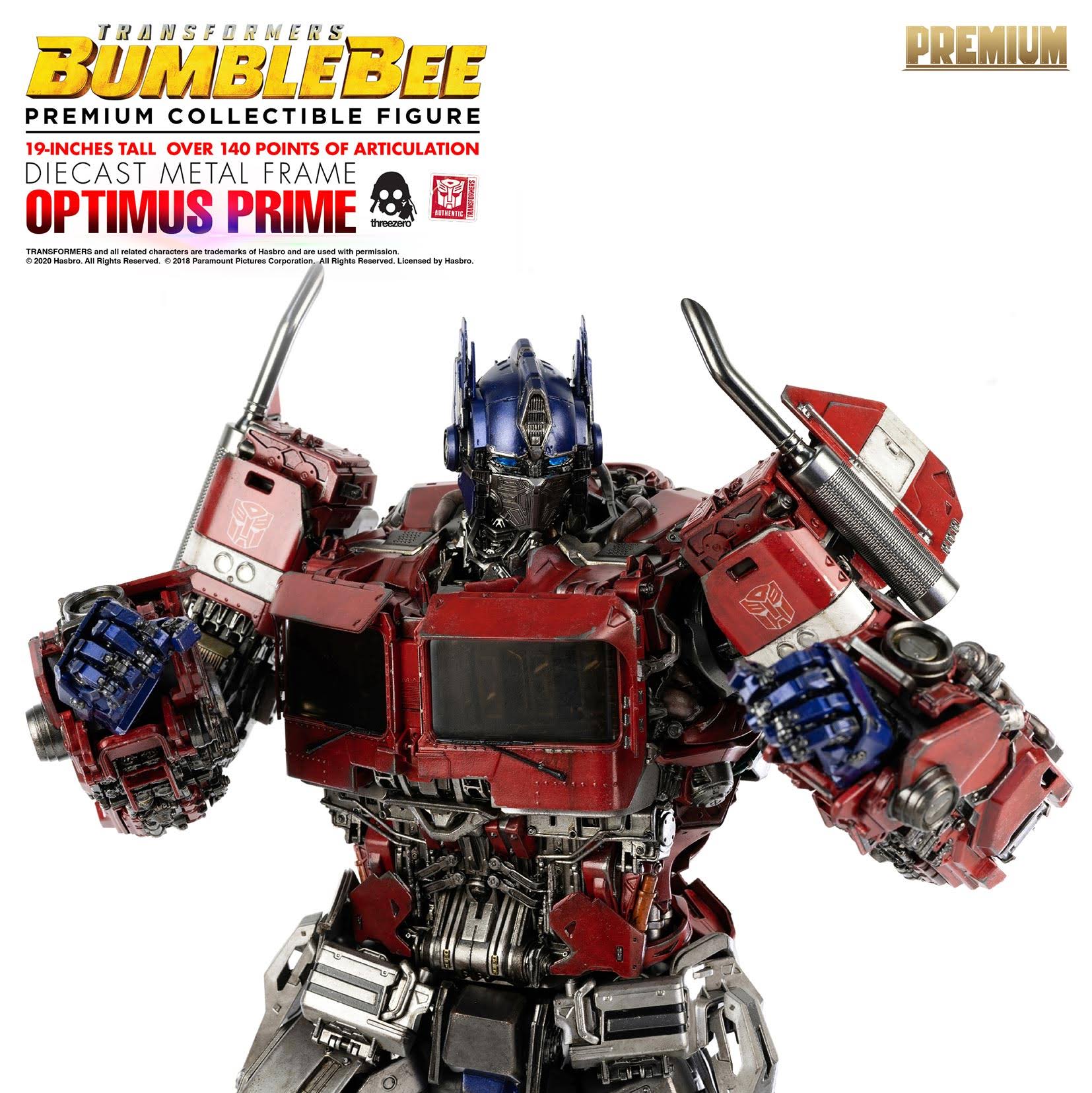 Transformers Bumblebee Optimus Prime Premium Scale Figure