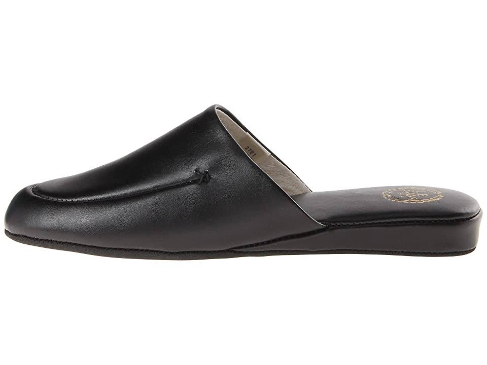 L.B. Evans Duke Scuff Men's Slippers, Black, 11